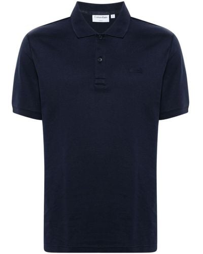 Calvin Klein Poloshirt mit kurzen Ärmeln - Blau