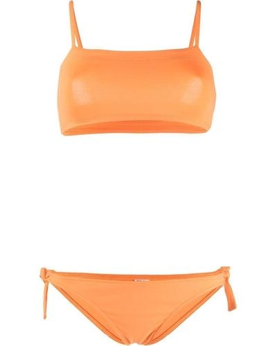 Eres Tie-fastened Two-piece Bikini - Orange