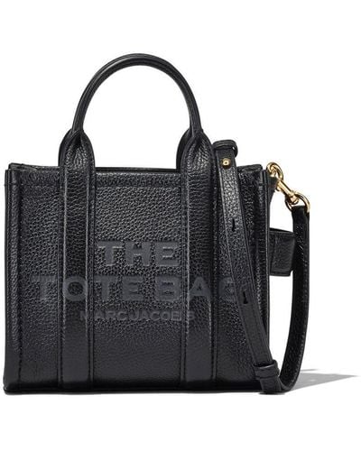 Marc Jacobs The Leather Small Tote Handtas - Zwart
