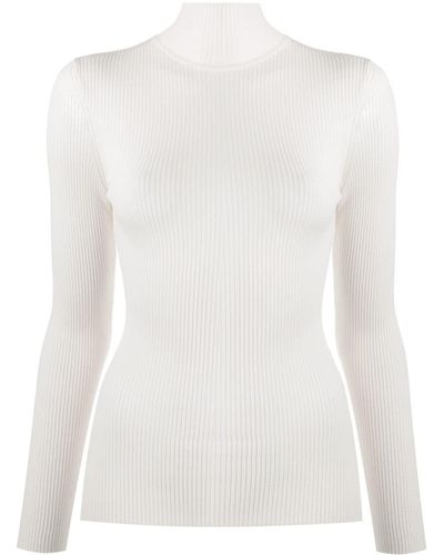Wolford Roll-neck Fitted Sweater - White
