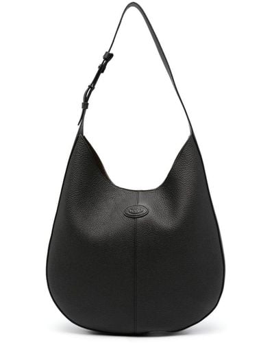Tod's Di Leather Shoulder Bag - Black