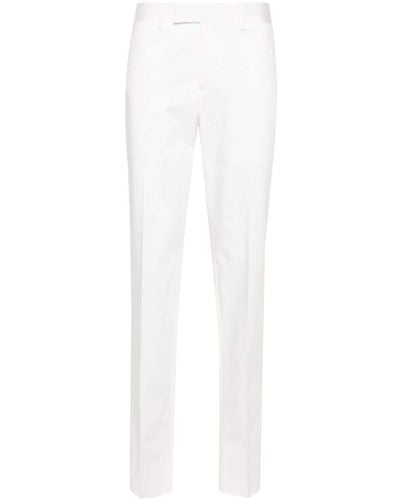 Lardini Pantalones de vestir de talle medio - Blanco