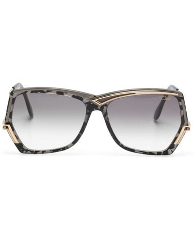 Cazal Mod 178/3 Geometric-frame Sunglasses - Grey