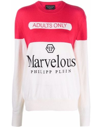 Philipp Plein Marvelous Cashmere Sweater - Red