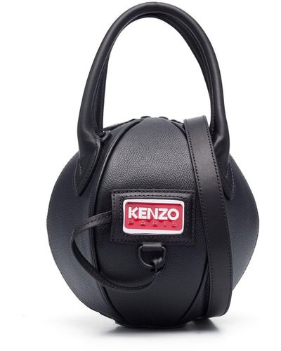KENZO ボールモチーフ ハンドバッグ - ブラック