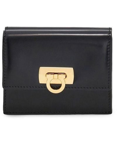 Ferragamo French Wallet Accessories - Black