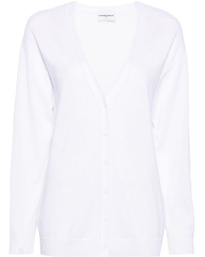 Claudie Pierlot Button-up Vest Met V-hals - Wit