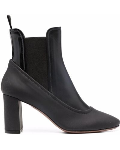 L'Autre Chose Botines con puntera de almendra - Negro