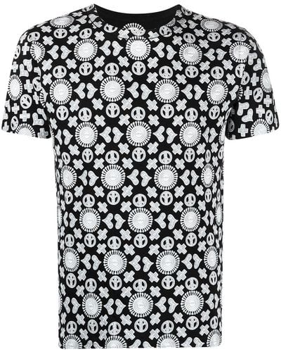 10 Corso Como T-shirt Met Print - Zwart