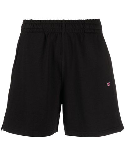 DIESEL P-jar-d Cotton-blend Track Shorts - Black