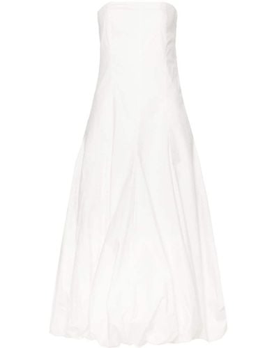 Paloma Wool Globo Midi Poplin Dress - White