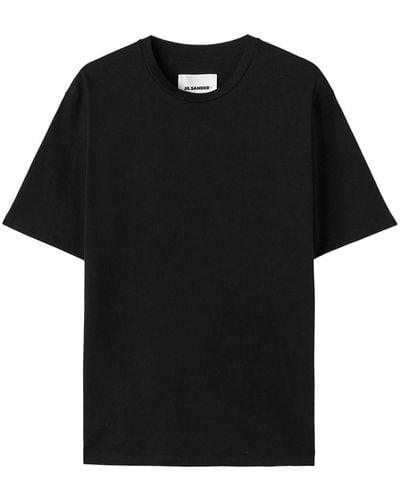 Jil Sander ロゴ Tシャツ - ブラック