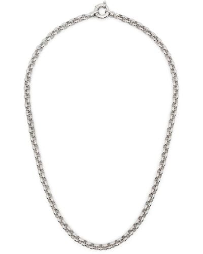 Tom Wood Thick Rolo Chain Necklace - Metallic