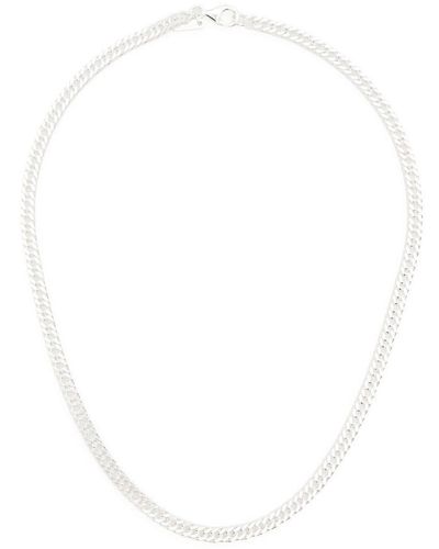 Hatton Labs Cuban-link Chain Necklace - White