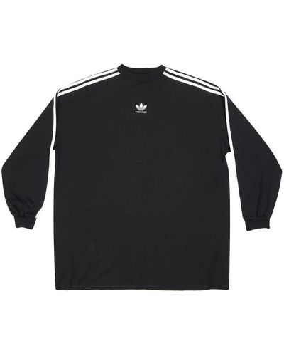 Balenciaga X Adidas Trefoil Print T-shirt - Black