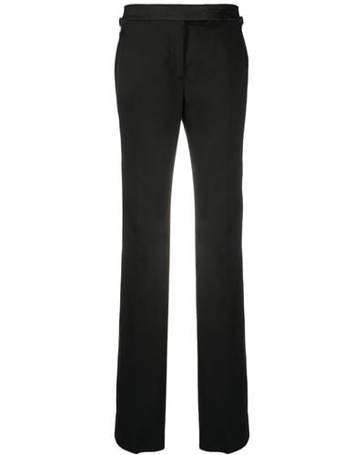 Tom Ford Side Stripe Tailored Trousers - Black