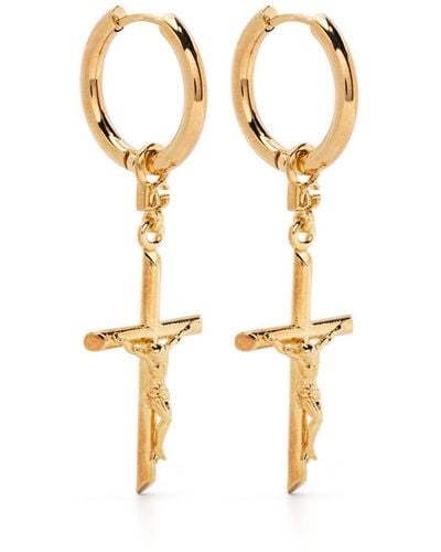 Dolce & Gabbana Oorringen Met Hanger - Metallic