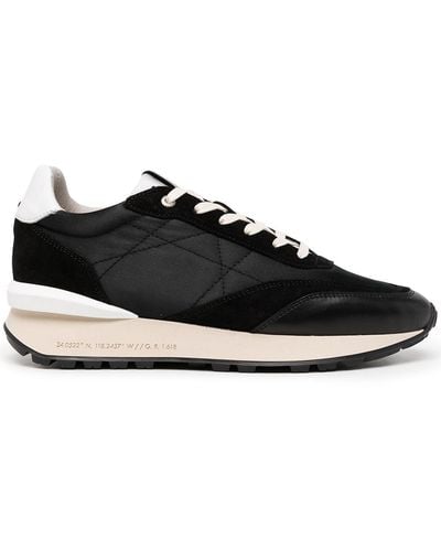 Android Homme Panelled Low-top Trainers - Black