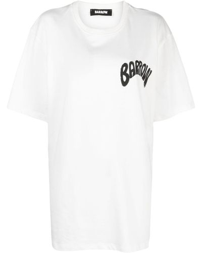 Barrow Logo-print Cotton T-shirt - White