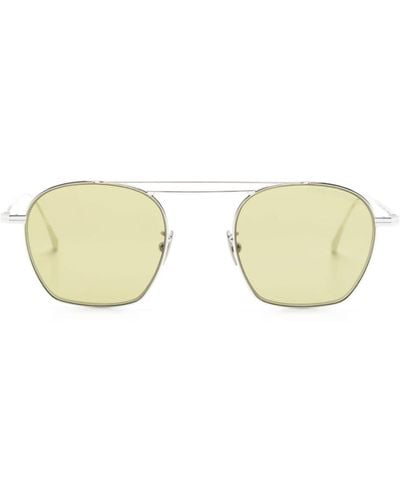 Cutler and Gross 0004 Round-frame Sunglasses - Natural