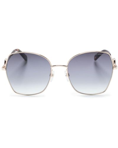 Marc Jacobs J Marc Oversize-frame Sunglasses - Blue