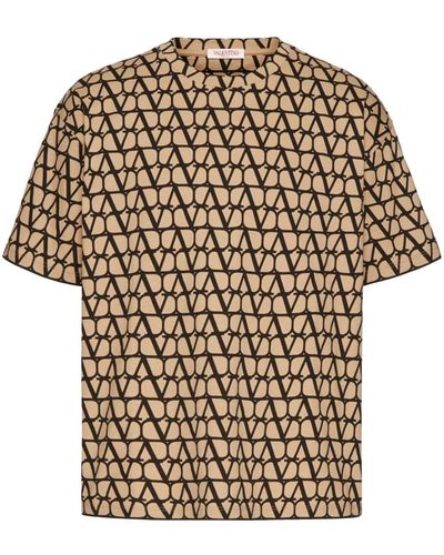 Valentino Garavani Toile Iconographe Katoenen T-shirt - Wit