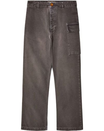 Marni Straight-leg Cargo Jeans - Gray
