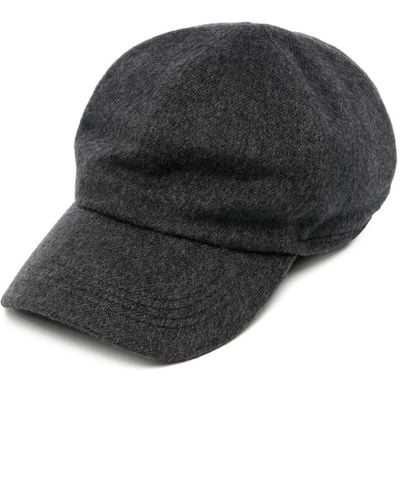 N.Peal Cashmere Cappello da baseball - Grigio