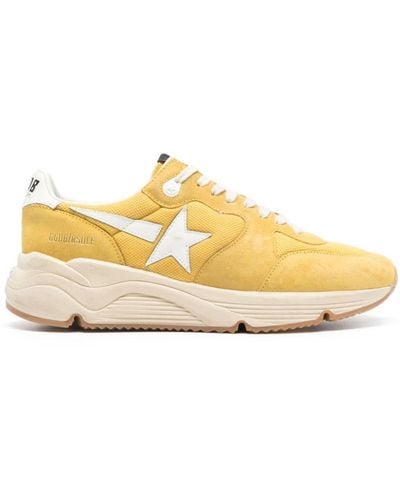 Golden Goose Super-Star Sneakers aus Wildleder - Gelb