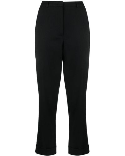 Pinko Pantalones rectos estilo capri - Negro