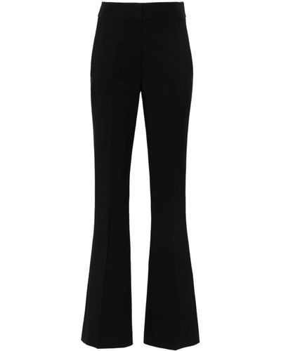 Genny Iconic Tailored Flared Trousers - Black