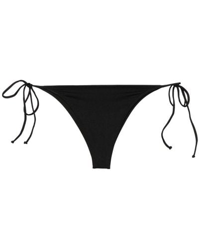 Mc2 Saint Barth Marielle Side-tie Bikini Bottoms - Black