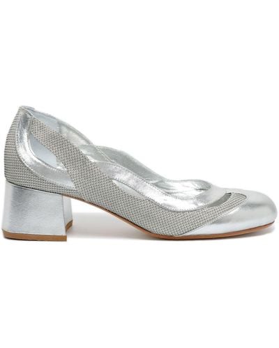 Sarah Chofakian Zapatos Scarpin Ritcher con tacón de 40 mm - Blanco