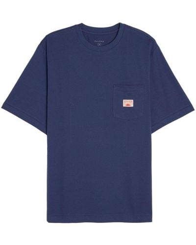 Malbon Golf Logo-print Cotton T-shirt - Blue