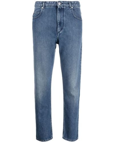 Isabel Marant Jeans slim crop - Blu