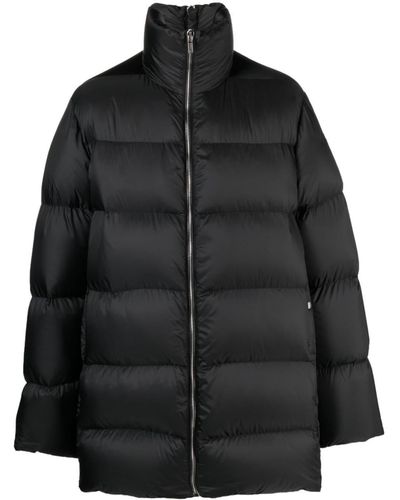 Moncler Cappotto imbottito Cyclopic con applicazione - Nero