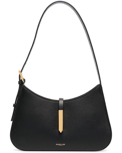 DeMellier London Tokyo Leather Shoulder Bag - Black