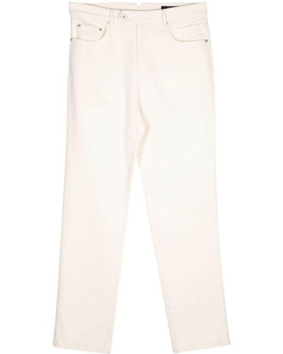 MAN ON THE BOON. Cotton-blend Denim Pants - White