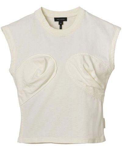Marc Jacobs Seamed Up Tank Top - White