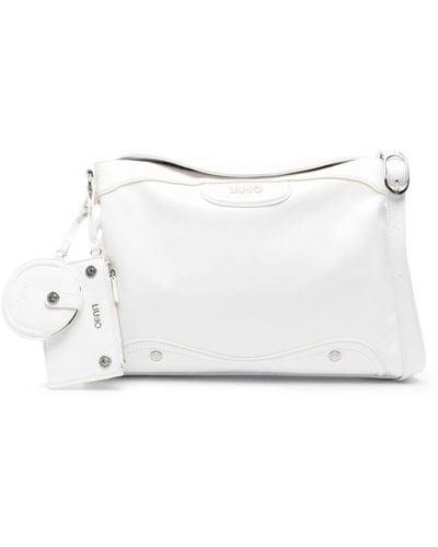 Liu Jo Sisik Crinkled Shoulder Bag - White