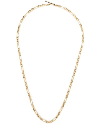 Lizzie Mandler 18kt Yellow Gold Figaro-link Chain Necklace - Metallic