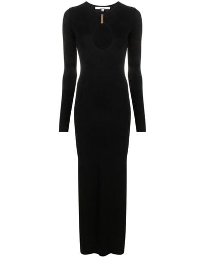 MANURI Mary Jean Chain-link Midi Dress - Black