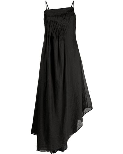 Marc Le Bihan Asymmetric Long Dress - Black