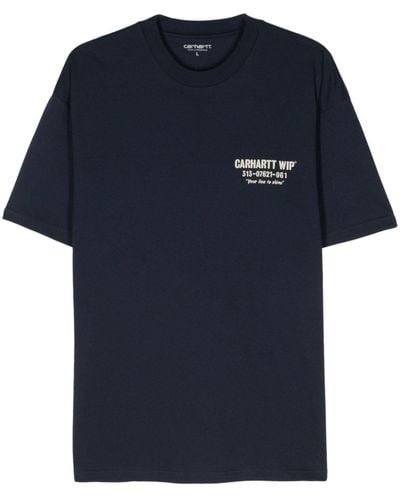 Carhartt Less Trouble Tシャツ - ブルー