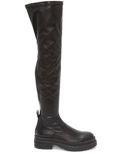 JW Anderson Over The Knee Boots - Black