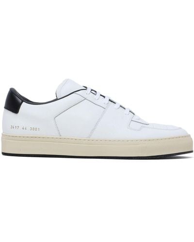 Common Projects Decades Leather Trainers - White
