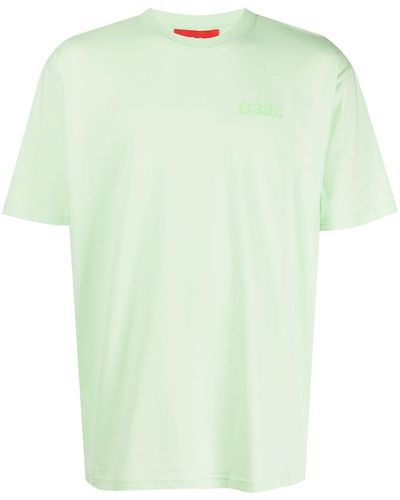 032c T-Shirt mit Logo-Print - Grün