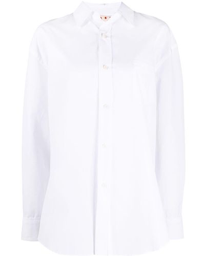 Marni オーバーサイズ シャツ - ホワイト