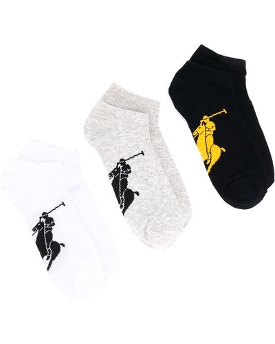 Polo Ralph Lauren Pony motif ankle socks - Weiß