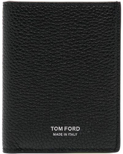 Tom Ford Portemonnee Met Print - Zwart